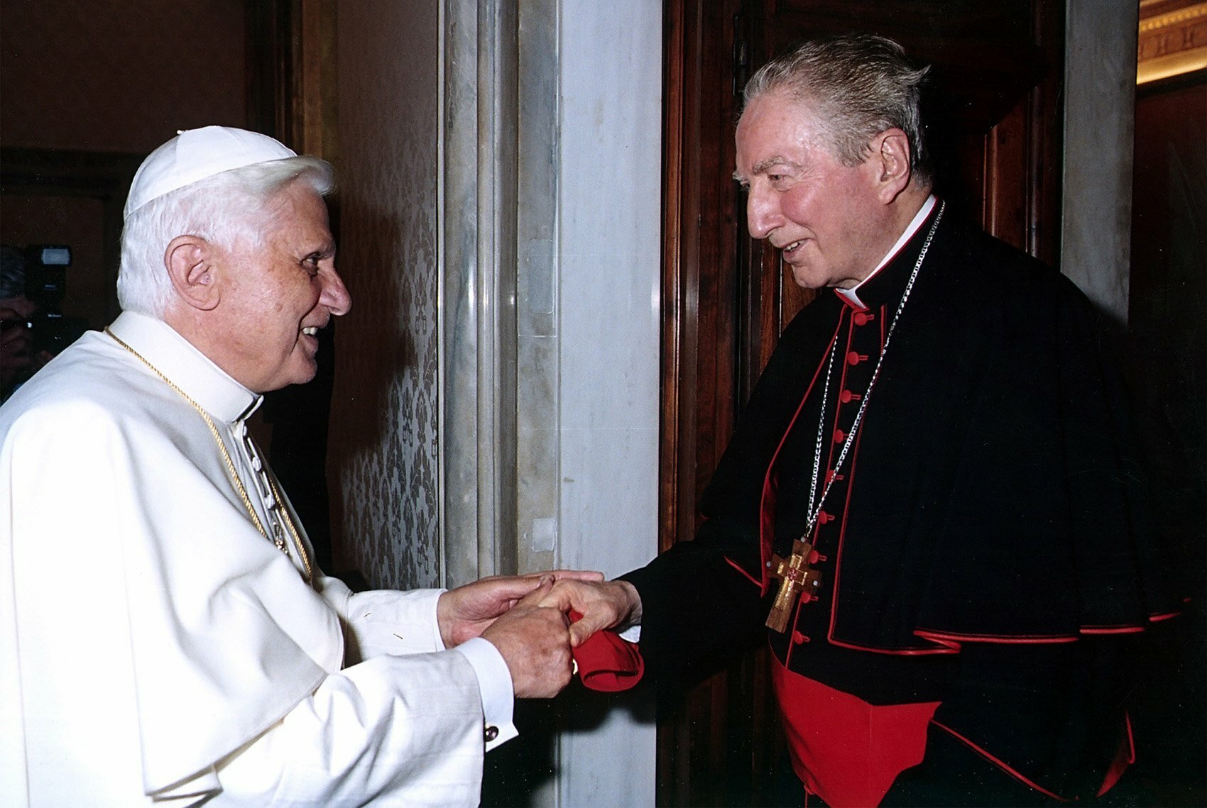 POPE BENEDICT MEETS WITH ITALIAN CARDINAL MARTINI